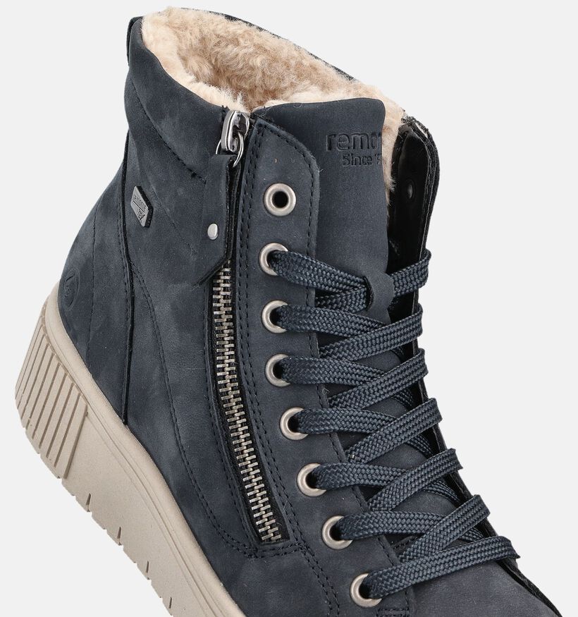 Remonte Baskets montantes en Bleu foncé pour femmes (363579) - pour semelles orthopédiques