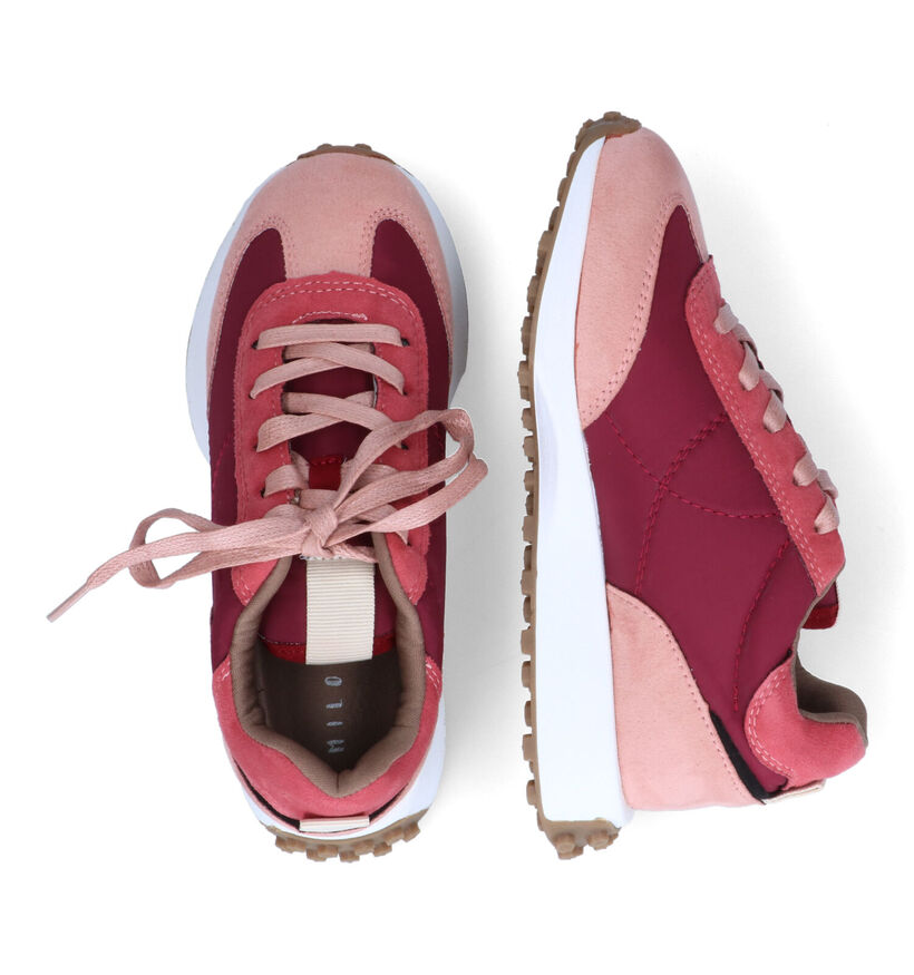 Milo & Mila Baskets basses en Bordeaux pour filles (318687) - pour semelles orthopédiques