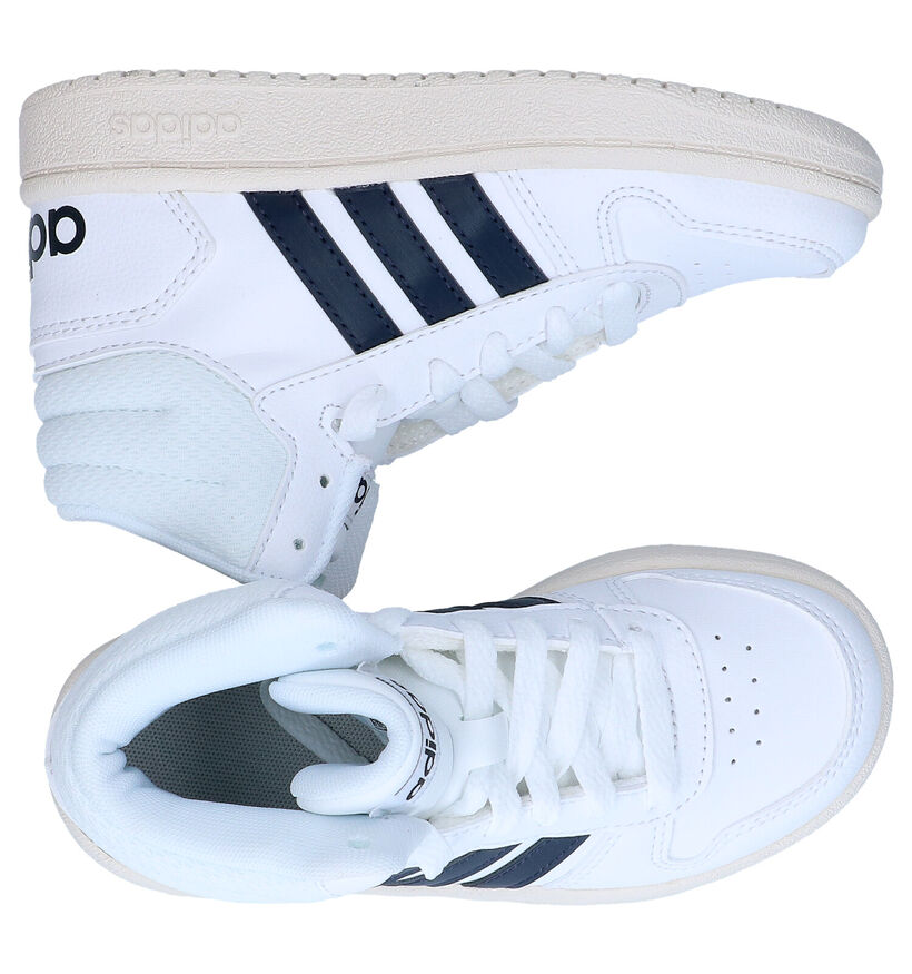 adidas Hoops Zwarte Sneakers voor jongens (299867)