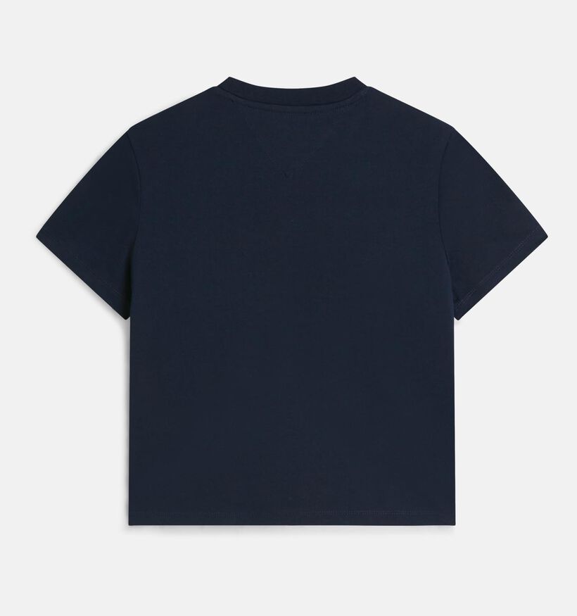 Tommy Hilfiger Reg Flag T-shirt en Bleu fonc&eacute; pour femmes (375854)