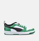 Puma Rebound Groene Sneakers voor jongens, meisjes (366634) - geschikt voor steunzolen