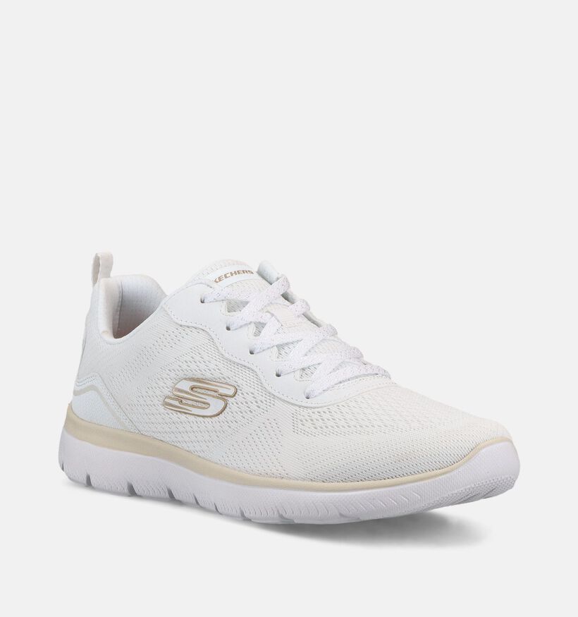 Skechers Summits Quiet Dream Baskets en Blanc pour femmes (367837) - pour semelles orthop&eacute;diques