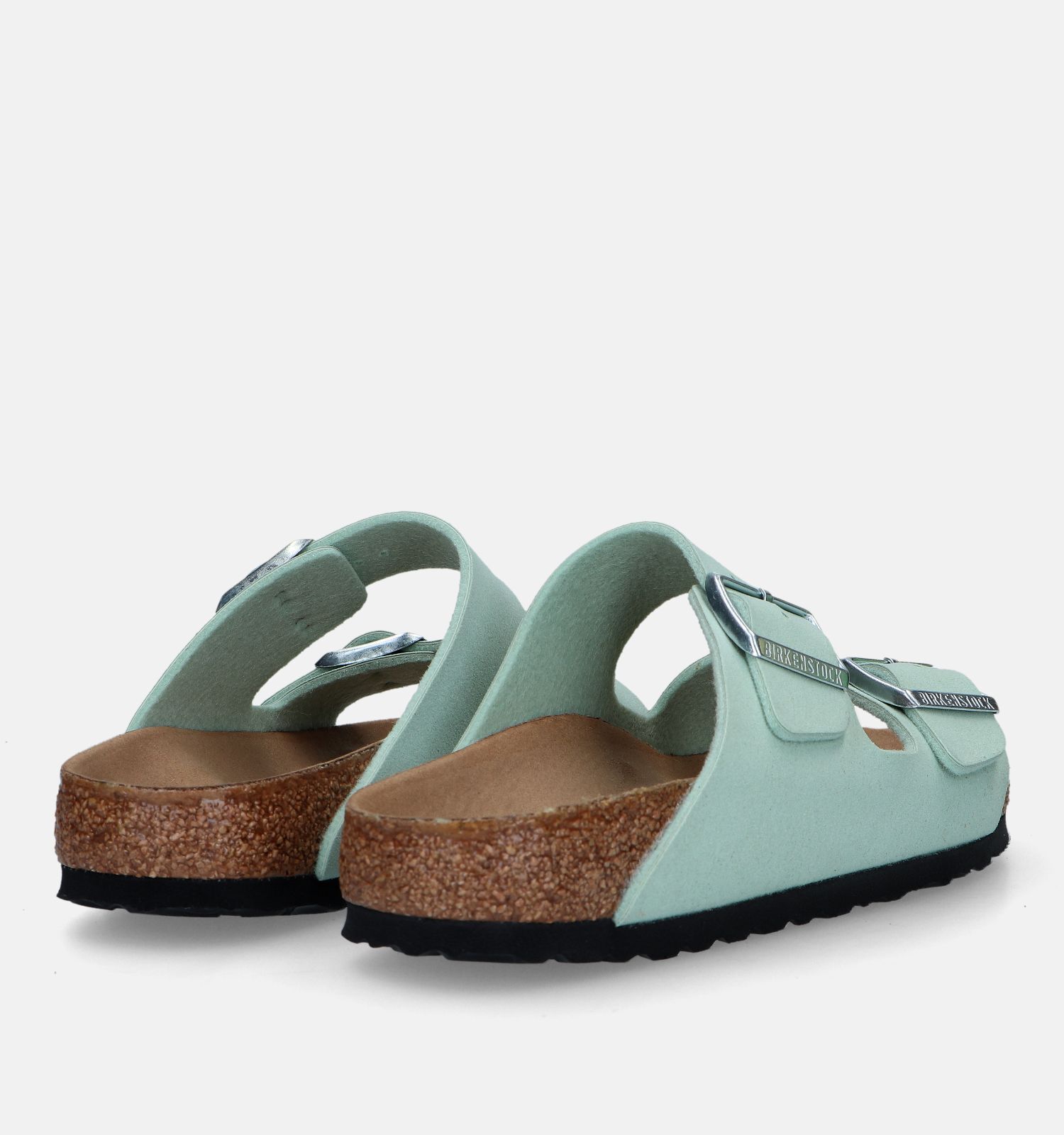 Birkenstock Arizona Groene Slippers | Dames Slippers | Online op TORFS.BE