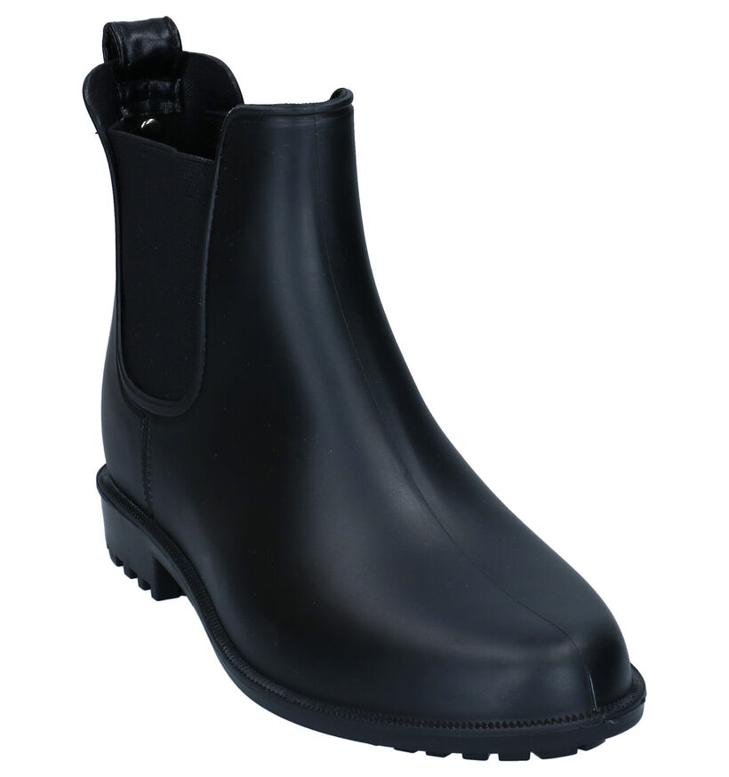 Xplor Charlene Bottes de pluie en Noir pour femmes (292546) - pour semelles orthopédiques