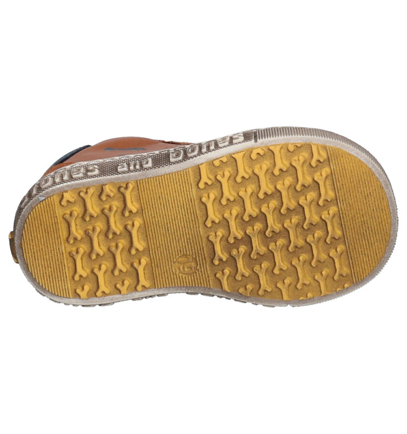 STONES and BONES COOP Groene Veterschoenen in leer (255455)