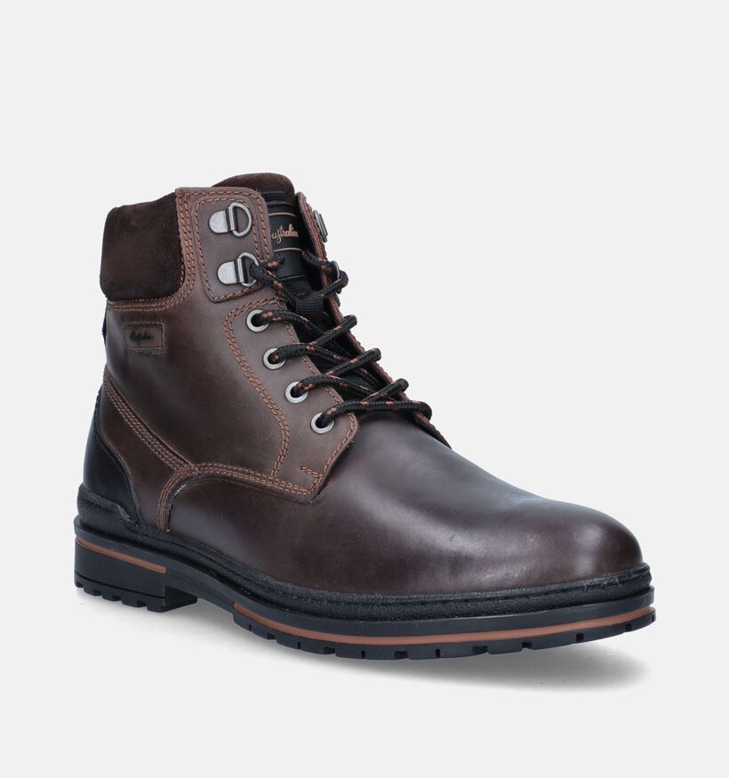 Australian Yorkshire Bottines à lacets en Marron pour hommes (346960) - pour semelles orthopédiques