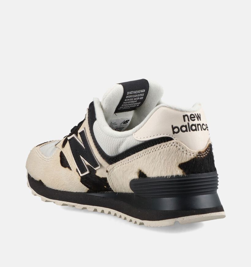 New Balance 574 Baskets basses en Blanc pour femmes (374980) - pour semelles orthop&eacute;diques