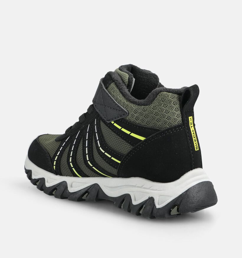 Skechers Rugged Ranger Zwarte/Groene Sneakers voor jongens (376853)