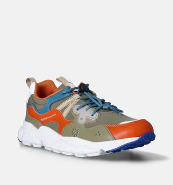 Naturino x Flower Mountain Low Lage schoenen Bruin/Blauw/Groen/Grijs