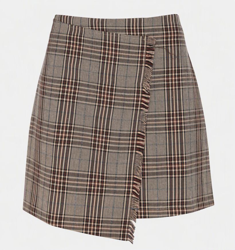 Orfeo Julia Grijze Geruite Mini-Rok voor dames (381663)