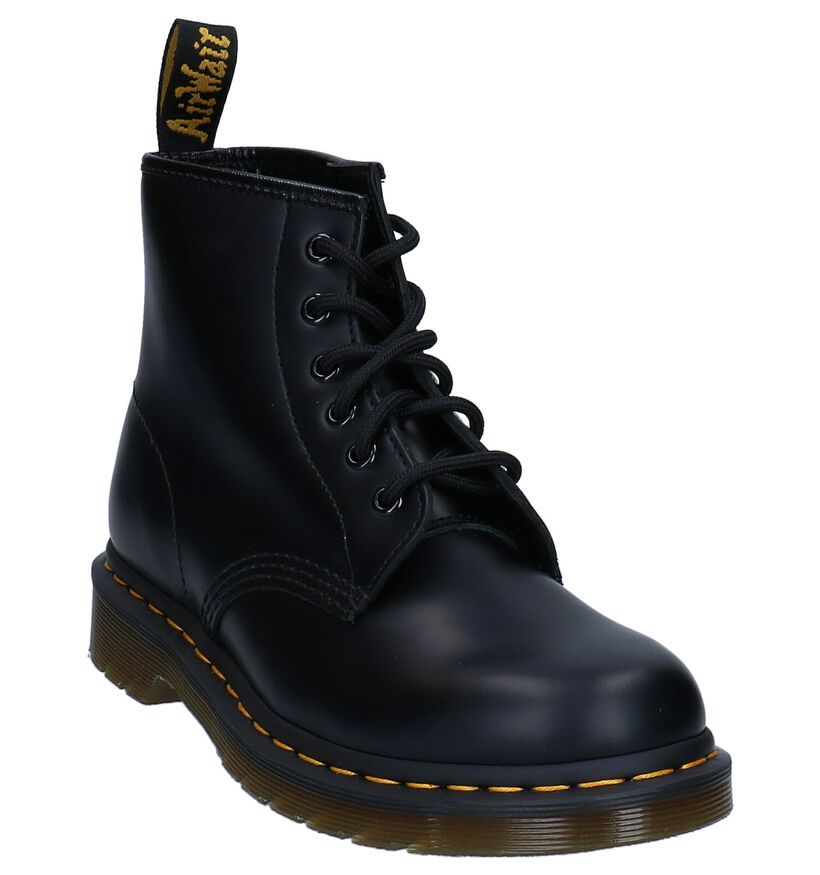 Dr. Martens YS Zwarte Bottines in leer (294088)