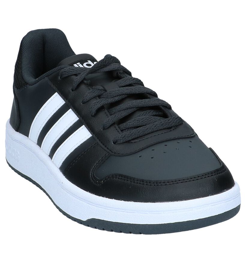 adidas Hoops 2.0 Baskets en Blanc en simili cuir (276427)