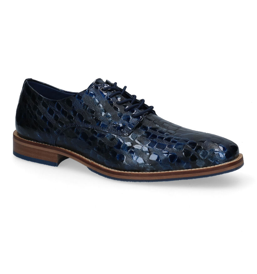 Bullboxer Chaussures classiques en Bleu pour hommes (331810) - pour semelles orthopédiques