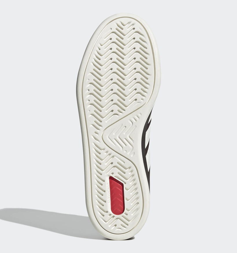adidas Grand Court 3.0 Baskets en Marron fonc&eacute;/Blanc pour hommes (380257) - pour semelles orthop&eacute;diques