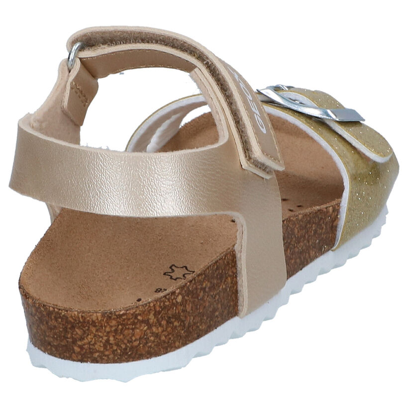 Geox Adriel Sandales en Or en simili cuir (286955)