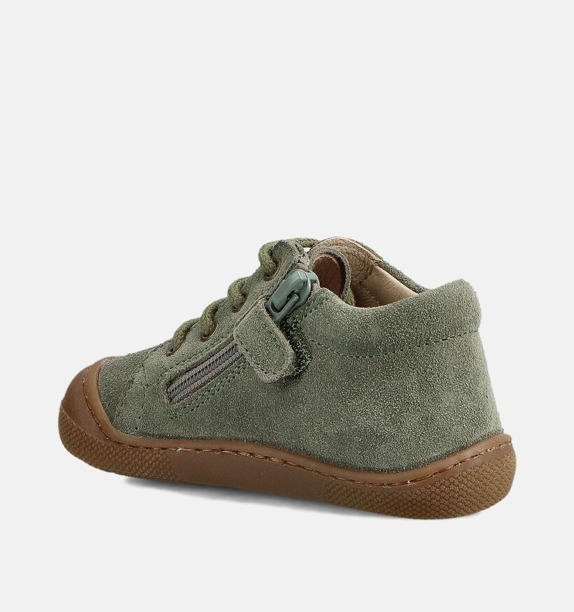 Naturino Barefoot Amur Groene Babyschoenen voor jongens (368776) - geschikt voor steunzolen
