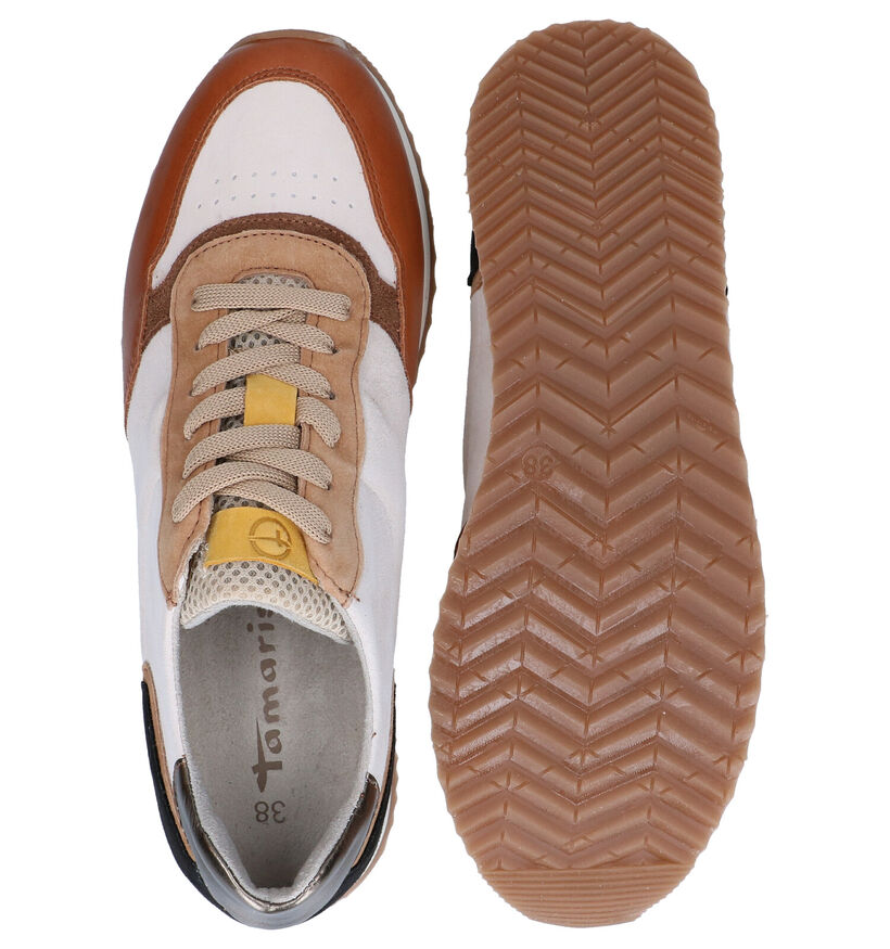 Tamaris Beige Sneakers in daim (277349)