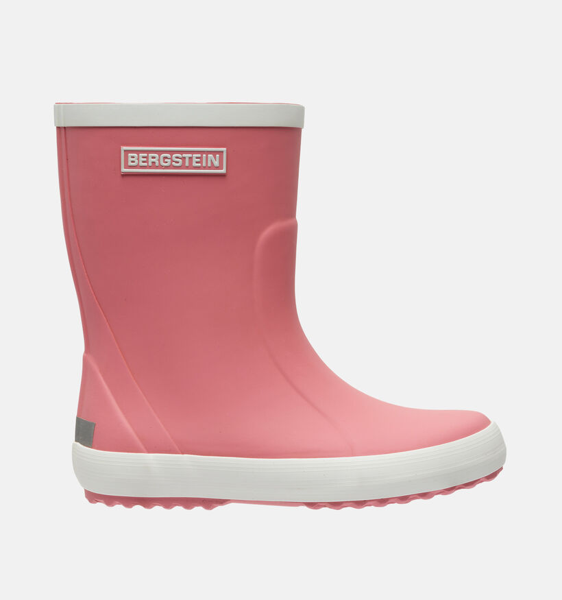 Bergstein Rainboot Bottes de pluie en Rose pour filles (180417) - pour semelles orthopédiques