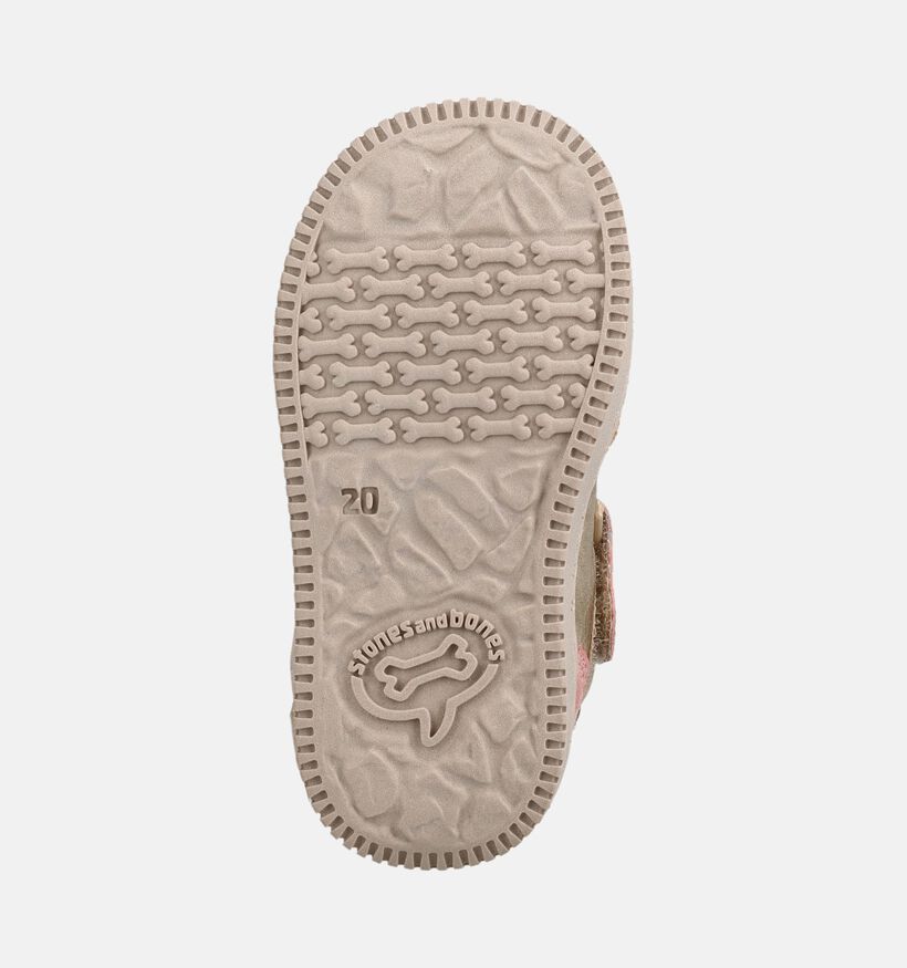 STONES and BONES Need Gouden Sneakers met Veter en Rits voor meisjes (378216) - geschikt voor steunzolen