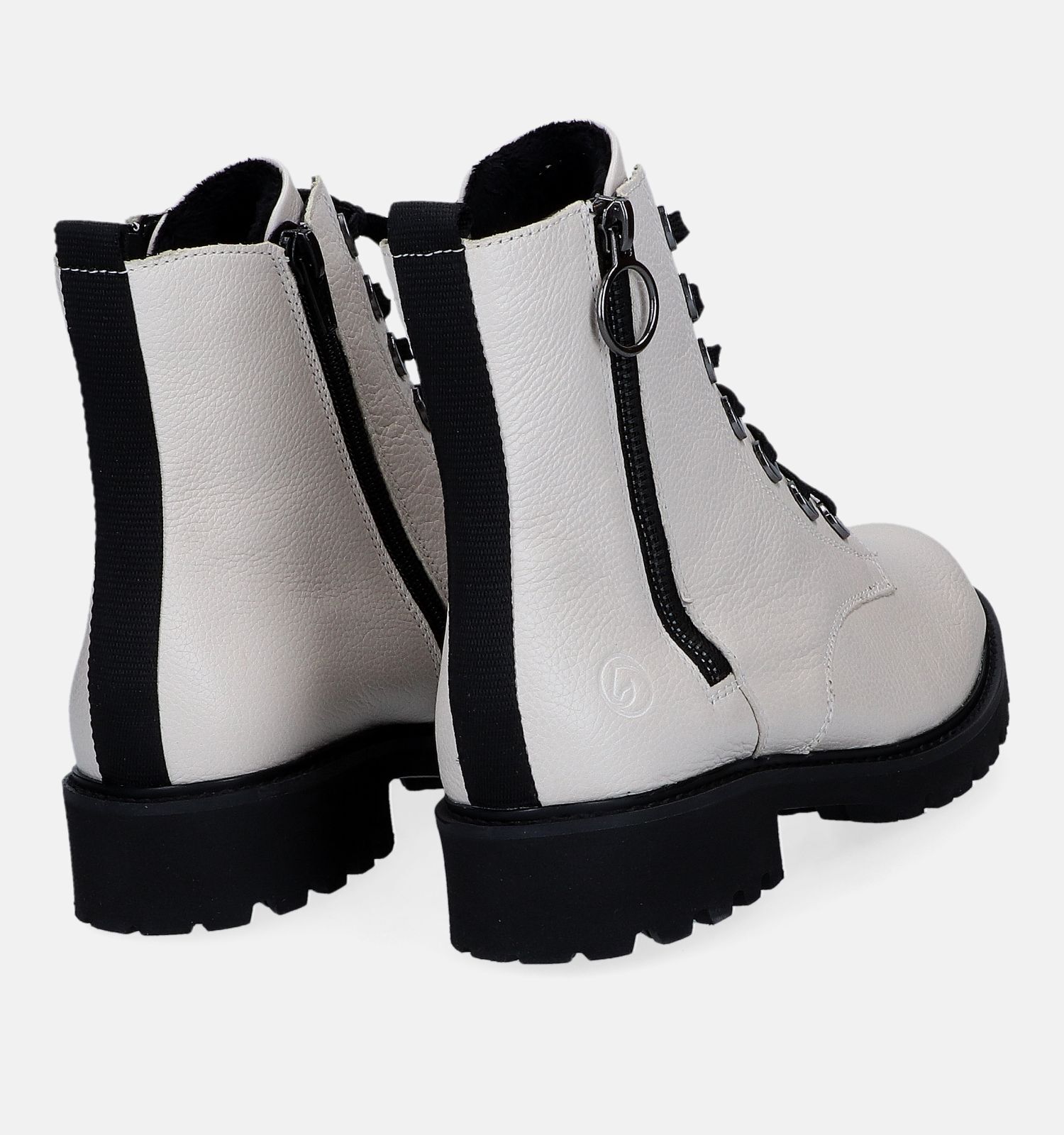 Remonte Witte Veterboots Dames Boots Online op TORFS.BE