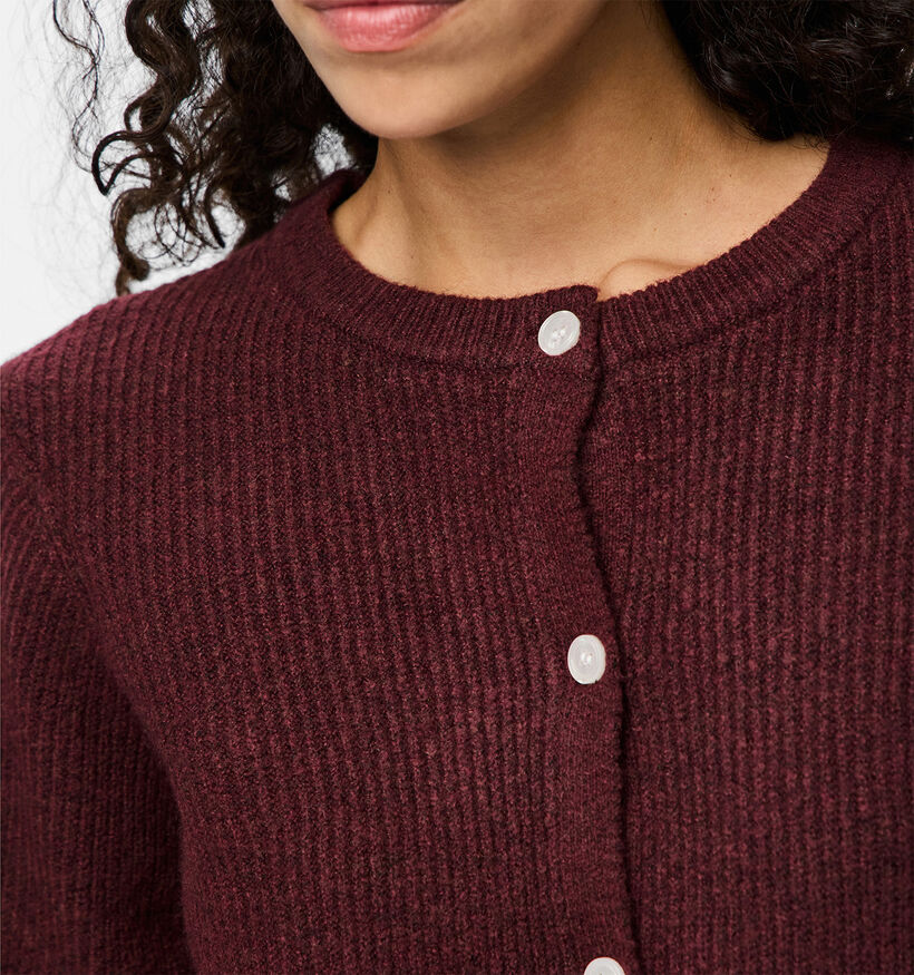 Pieces Silly Gilet en Bordeaux pour femmes (378375)