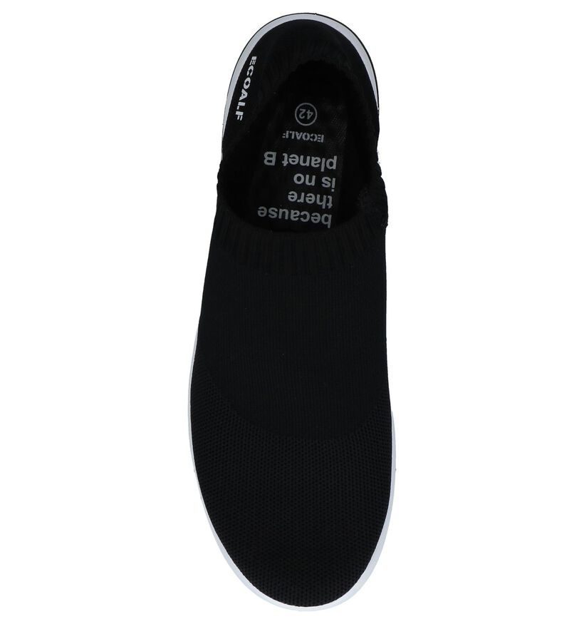 Ecoalf Chaussures slip-on en Noir en textile (232436)