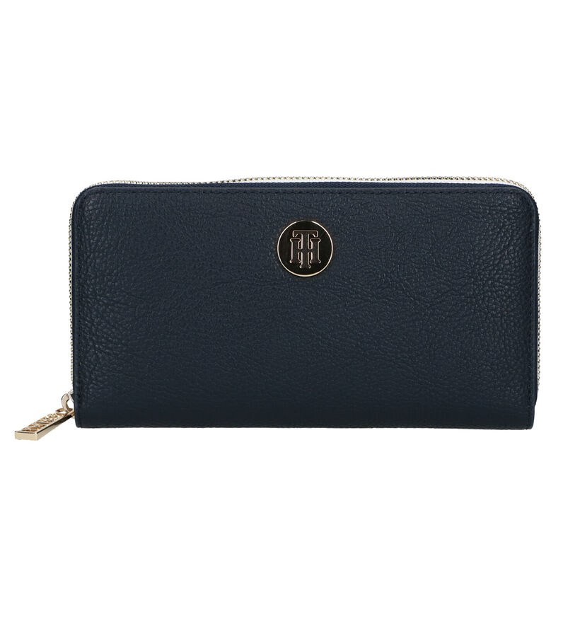 Tommy Hilfiger Blauwe Ritsportemonnee in kunstleer (276515)