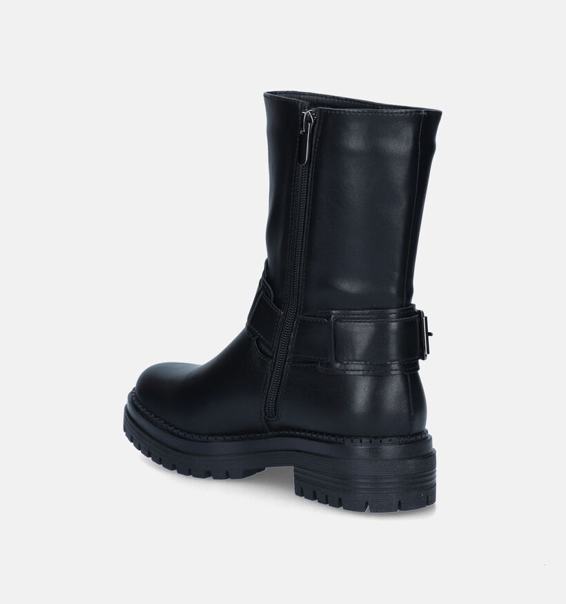 Posh by Poelman Zwarte Bikerboots voor dames (345499)