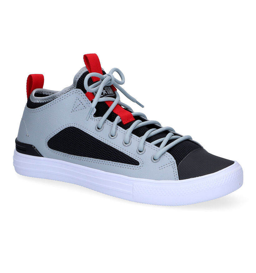 Converse CT All Star Ultra Baskets en Gris en simili cuir (302842)