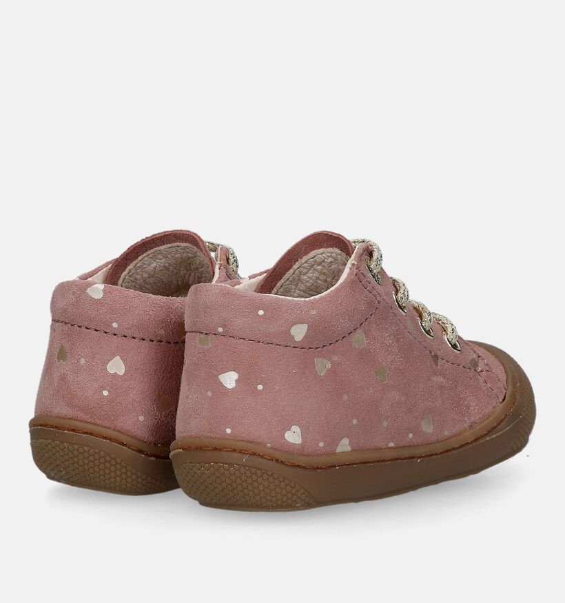 Naturino Cocoon Roze Babyschoenen voor meisjes (334891) - geschikt voor steunzolen