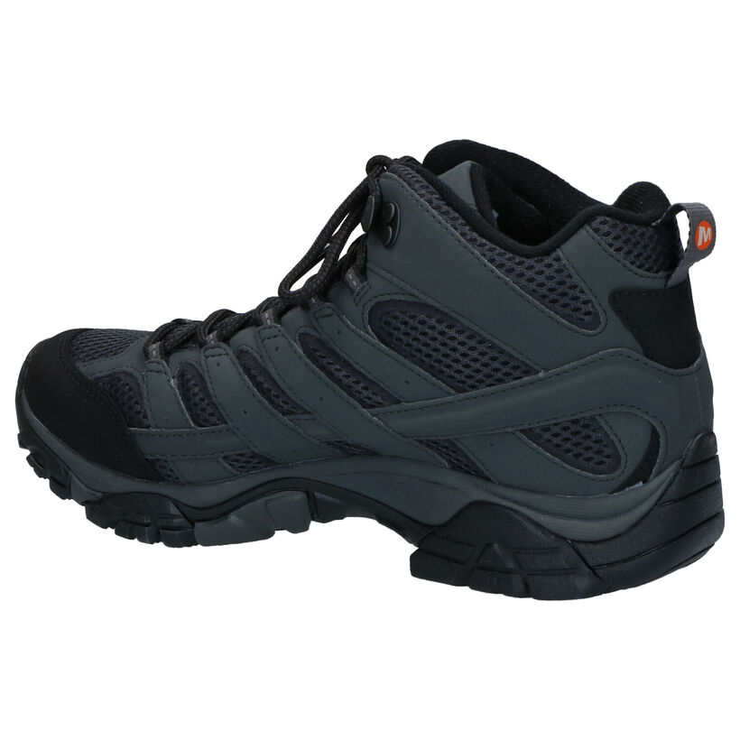 Merrell Moab Zwarte Wandelschoenen in daim (274854)