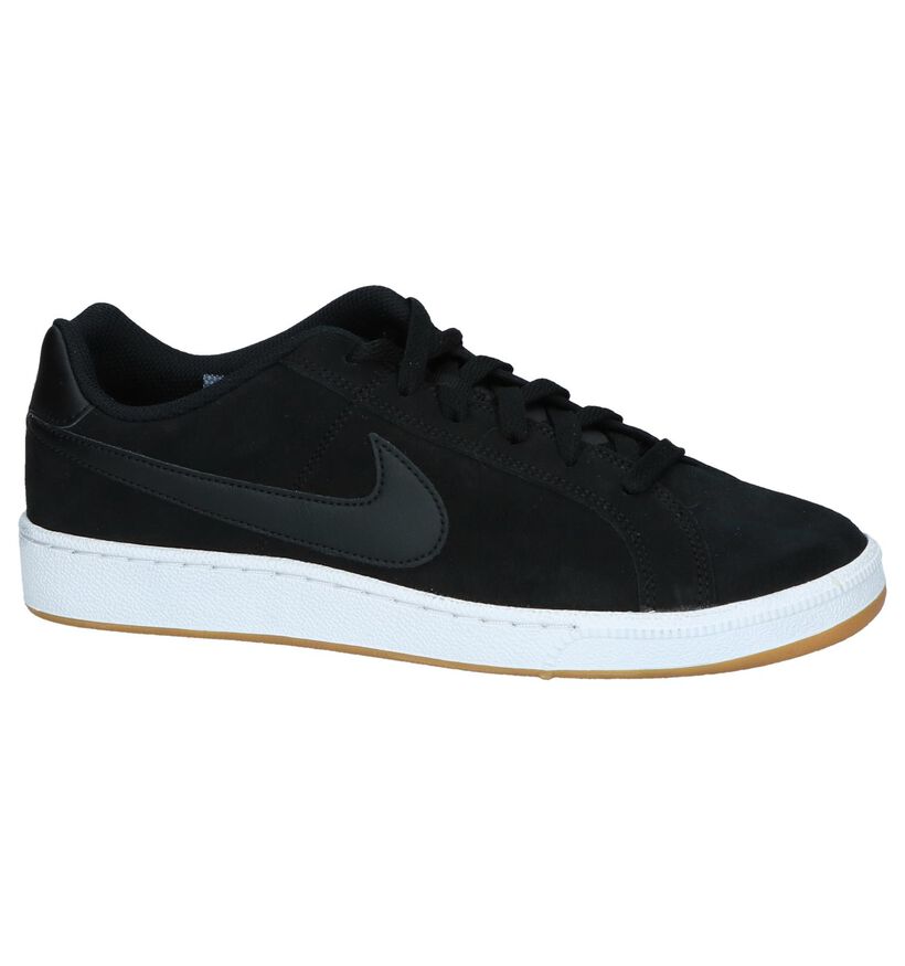 Nike Court Royale Baskets basses en Noir en daim (237862)