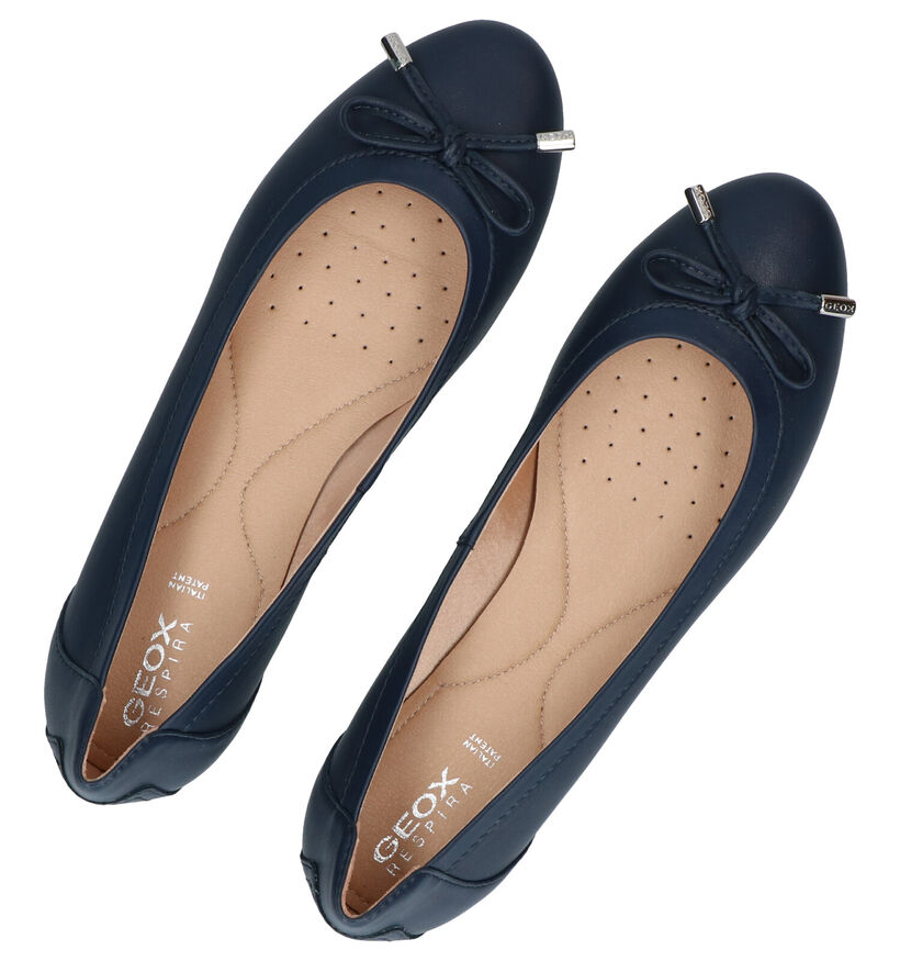 Geox Charlene Ballerines en Bleu en simili cuir (285654)