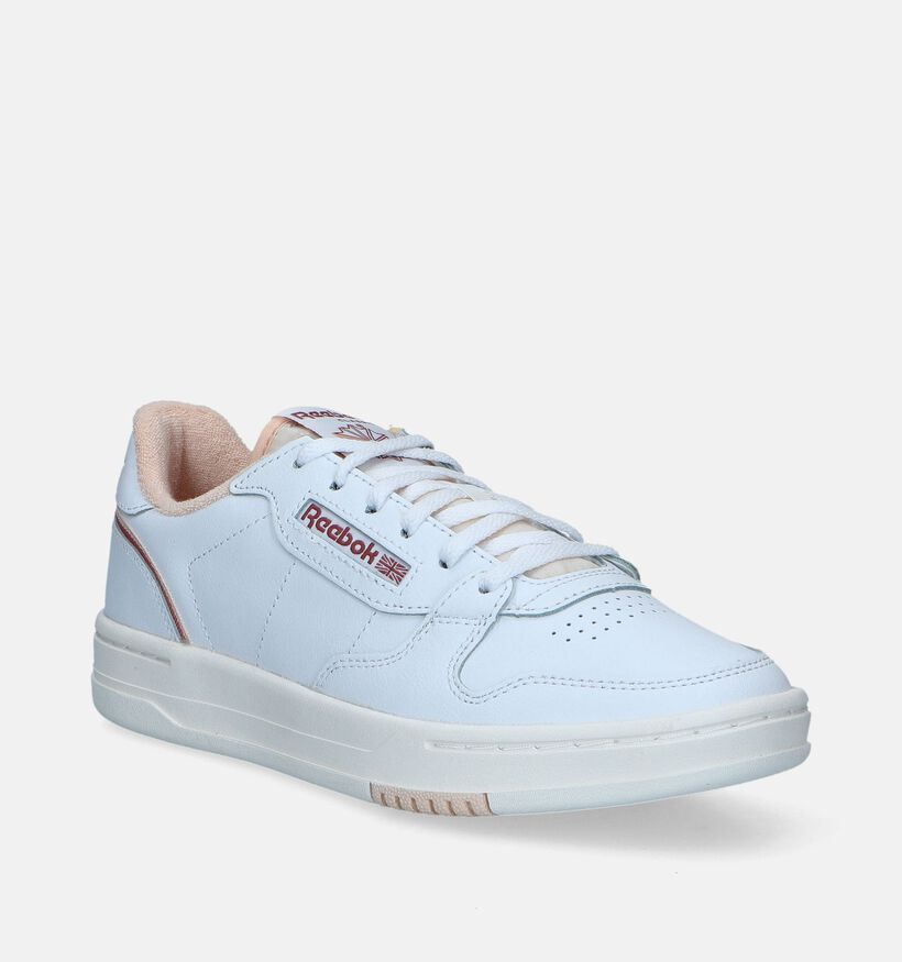 Reebok Phase Court Baskets en Blanc pour femmes (344932)