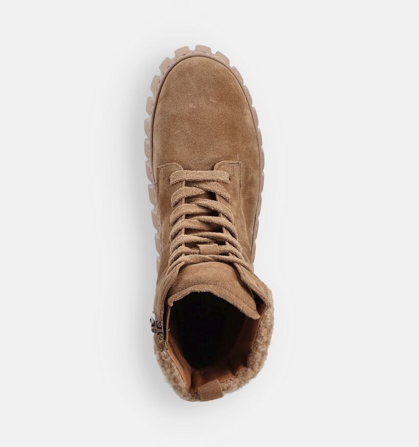 Gabor Bottines à lacets en Cognac pour femmes (363151) - pour semelles orthopédiques