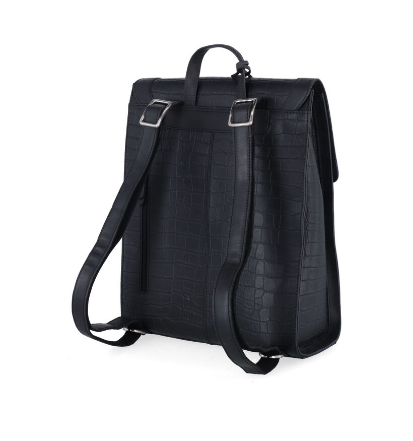 Burkely Icon Ivy Sac à dos en Noir en cuir (307974)