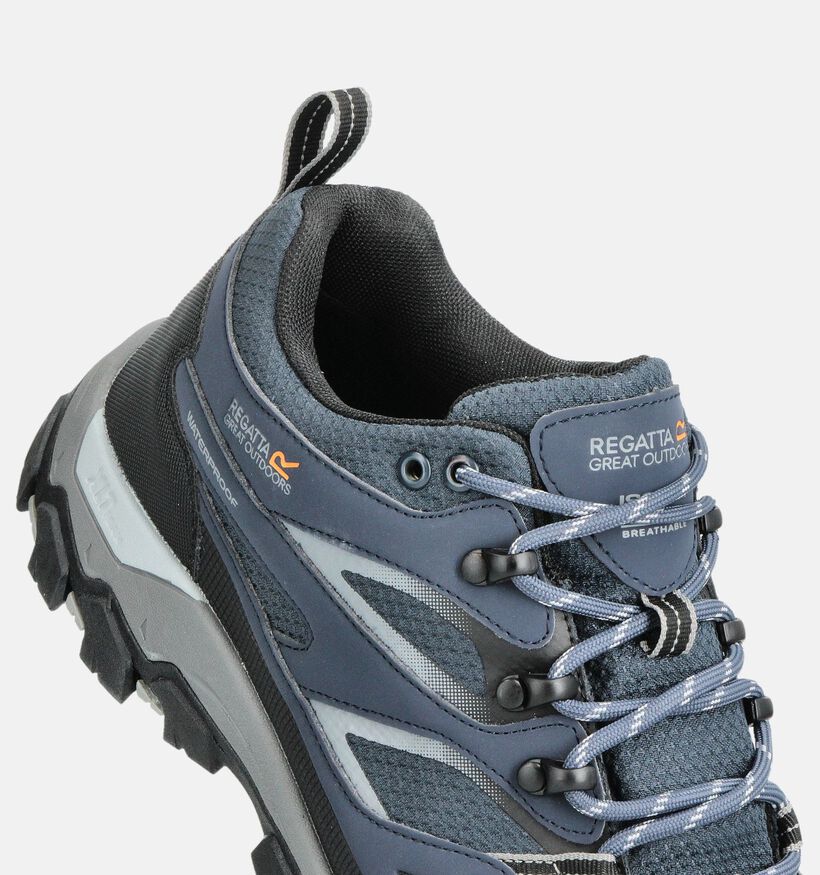Regatta Holcombe III Low Blauwe Wandelschoenen voor dames, heren (362311) - geschikt voor steunzolen