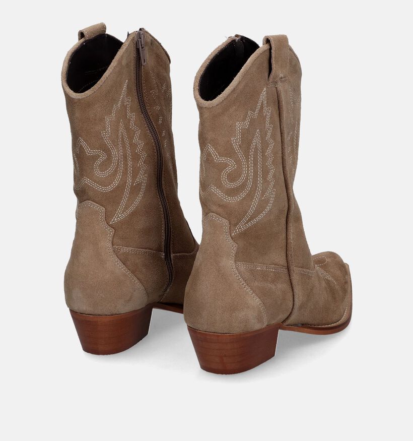 Poelman Naturel Cowboy Boots voor dames (324926)