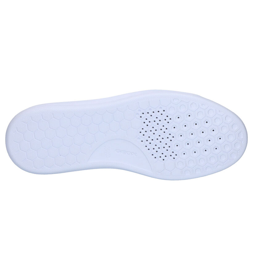 Geox Chaussures basses en Blanc en cuir (270023)