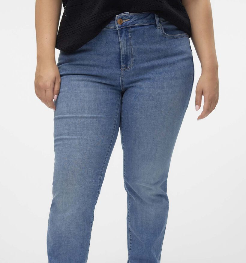 Vero Moda Curve Straight leg jeans L32 en Bleu pour femmes (367776)
