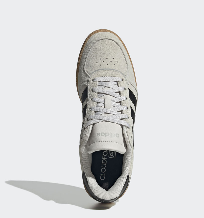 adidas Breaknet Sleek Baskets en Gris/Noir pour femmes (372855) - pour semelles orthop&eacute;diques