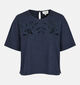 Minuit Douze Softly Donkerblauwe t-shirt voor dames (381857)