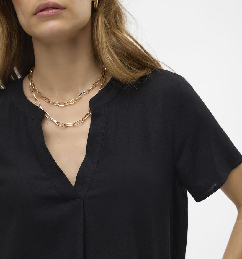 Vero Moda Mymilo Zwarte Blouse voor dames (352187)