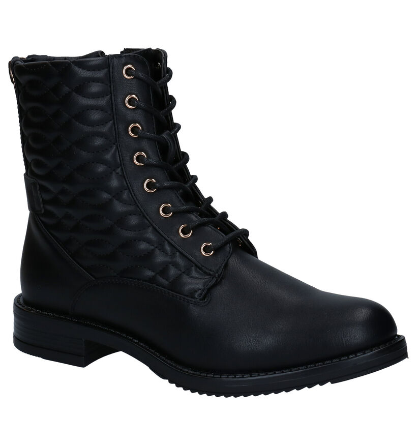 Youh! Conan Zwarte Boots in kunstleer (277408)