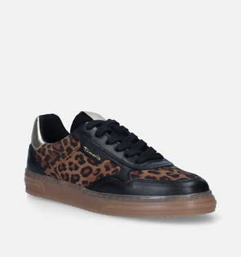 Tamaris Baskets Noir/Bordeaux/Argent