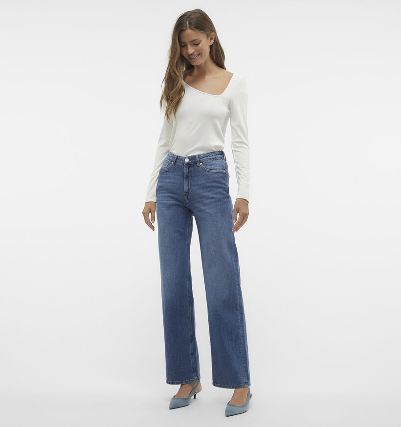 Vero Moda Tessa Blauwe Wide leg jeans L30 voor dames (352114)