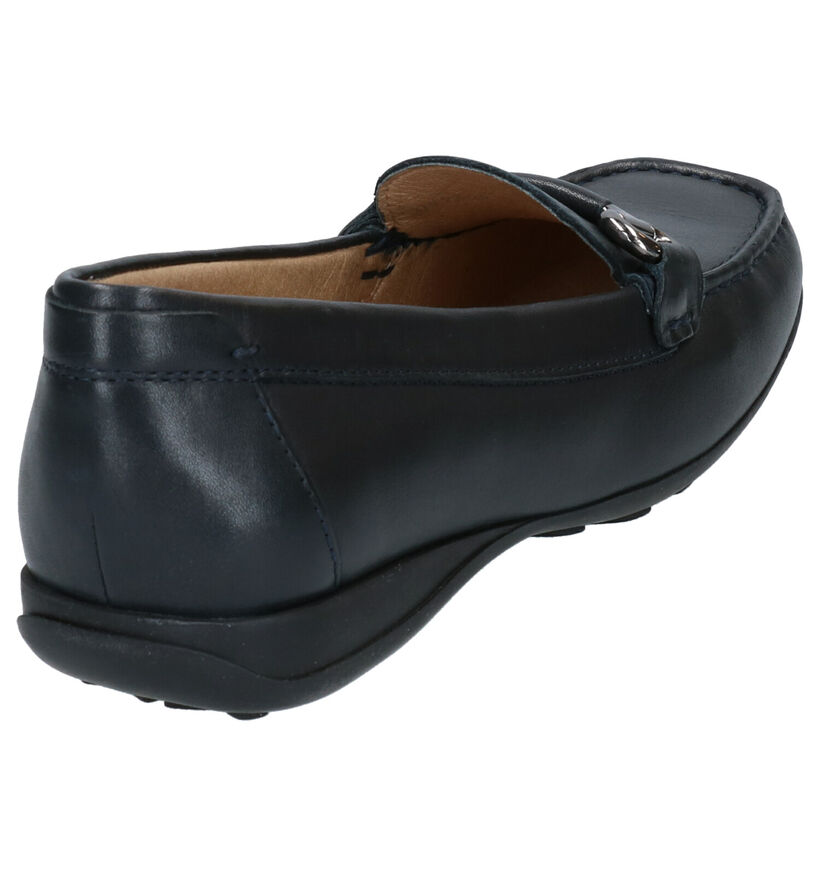 Geox Blauwe Mocassins in leer (266862)