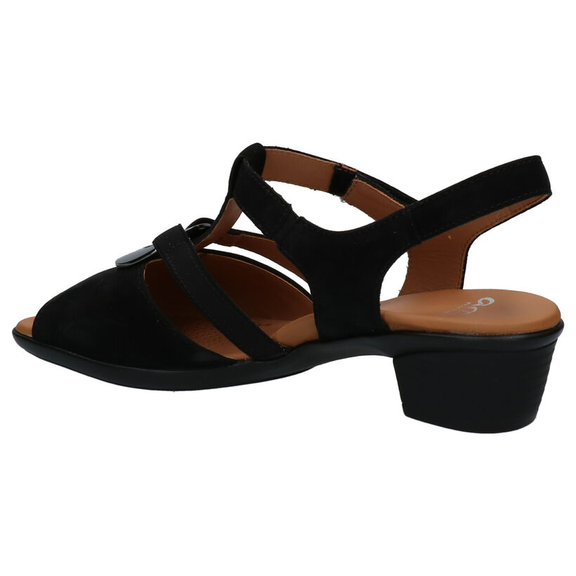 Ara Lugano Sandales en Noir en nubuck (272507)