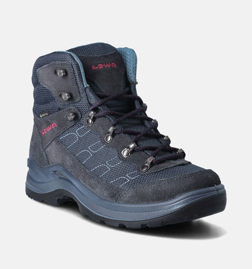 LOWA Taurus Pro GTX Mid Chaussures outdoor en Bleu foncé pour femmes (355799) - pour semelles orthopédiques
