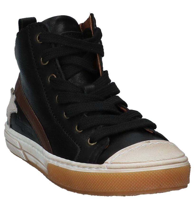 Bisgaard Chaussures hautes en Noir en cuir (230722)
